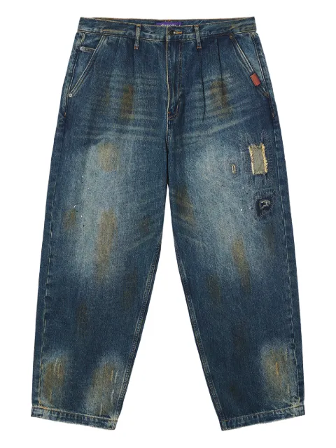 aftermaths patchwork jeans