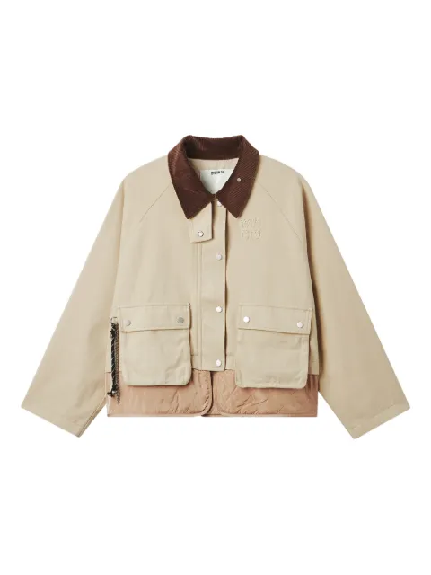 Musium Div. corduroy collar pocket jacket