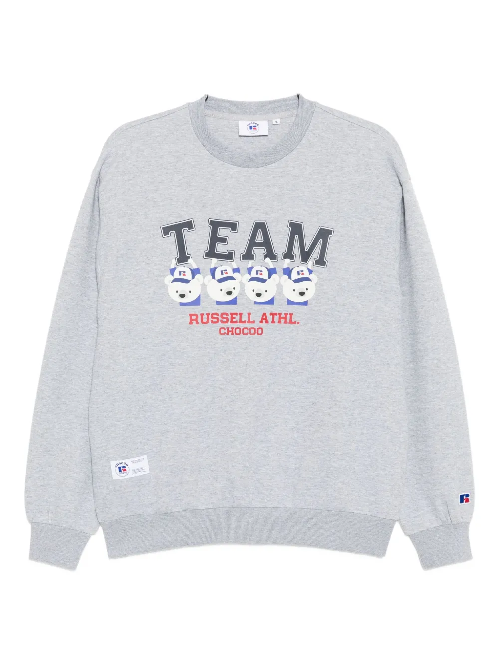 CHOCOOLATE playera con estampado gráfico en colaboración con  Russell Athletic | gris | Image 1