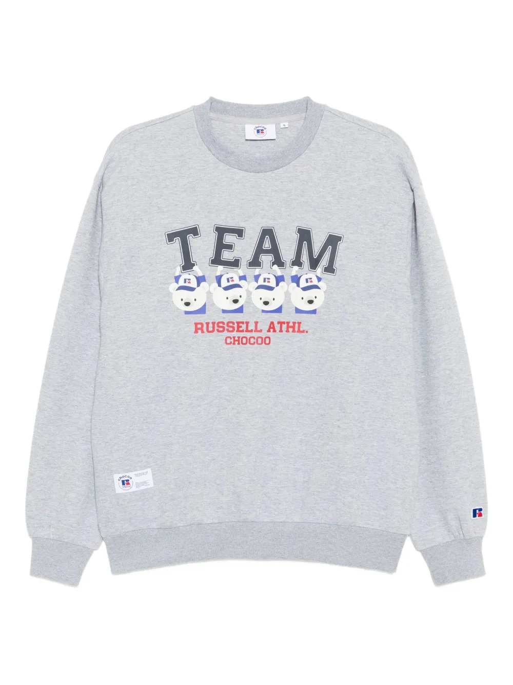 CHOCOOLATE playera con estampado gráfico en colaboración con  Russell Athletic | gris | Image 1