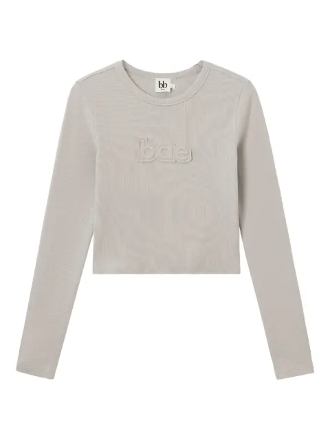 b+ab long-sleeve appliqué T-shirt