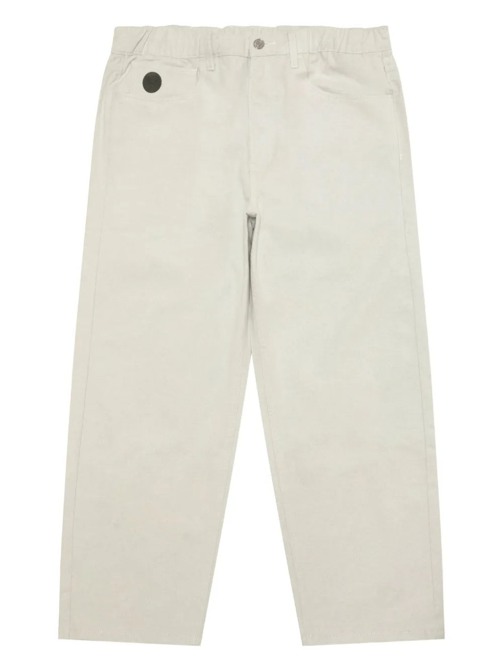AAPE BY *A BATHING APE® Moonface elasticated logo trousers | White | Image 1