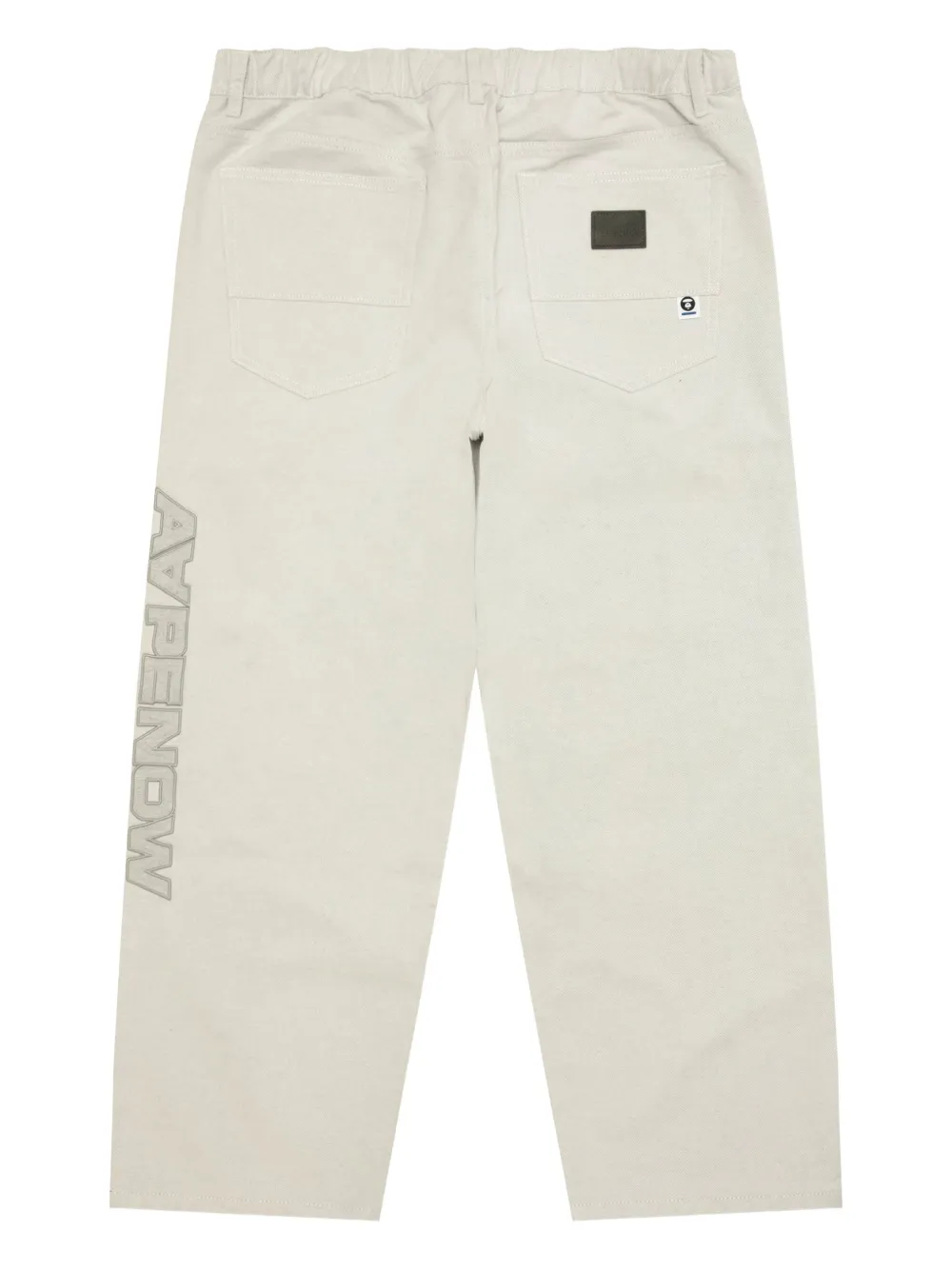 AAPE BY *A BATHING APE® Moonface elasticated logo trousers | Wide Leg Pants | Image 2