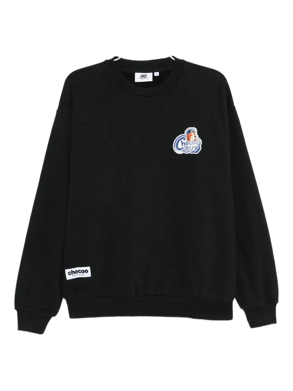 CHOCOOLATE chocoo-pup sweatshirt | Black | Image 1