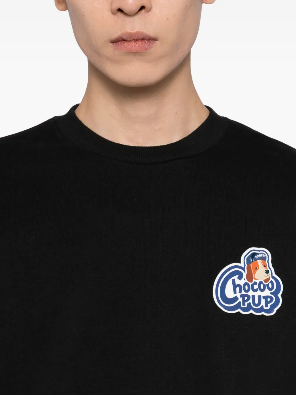 CHOCOOLATE Chocoo-pop sweater Zwart