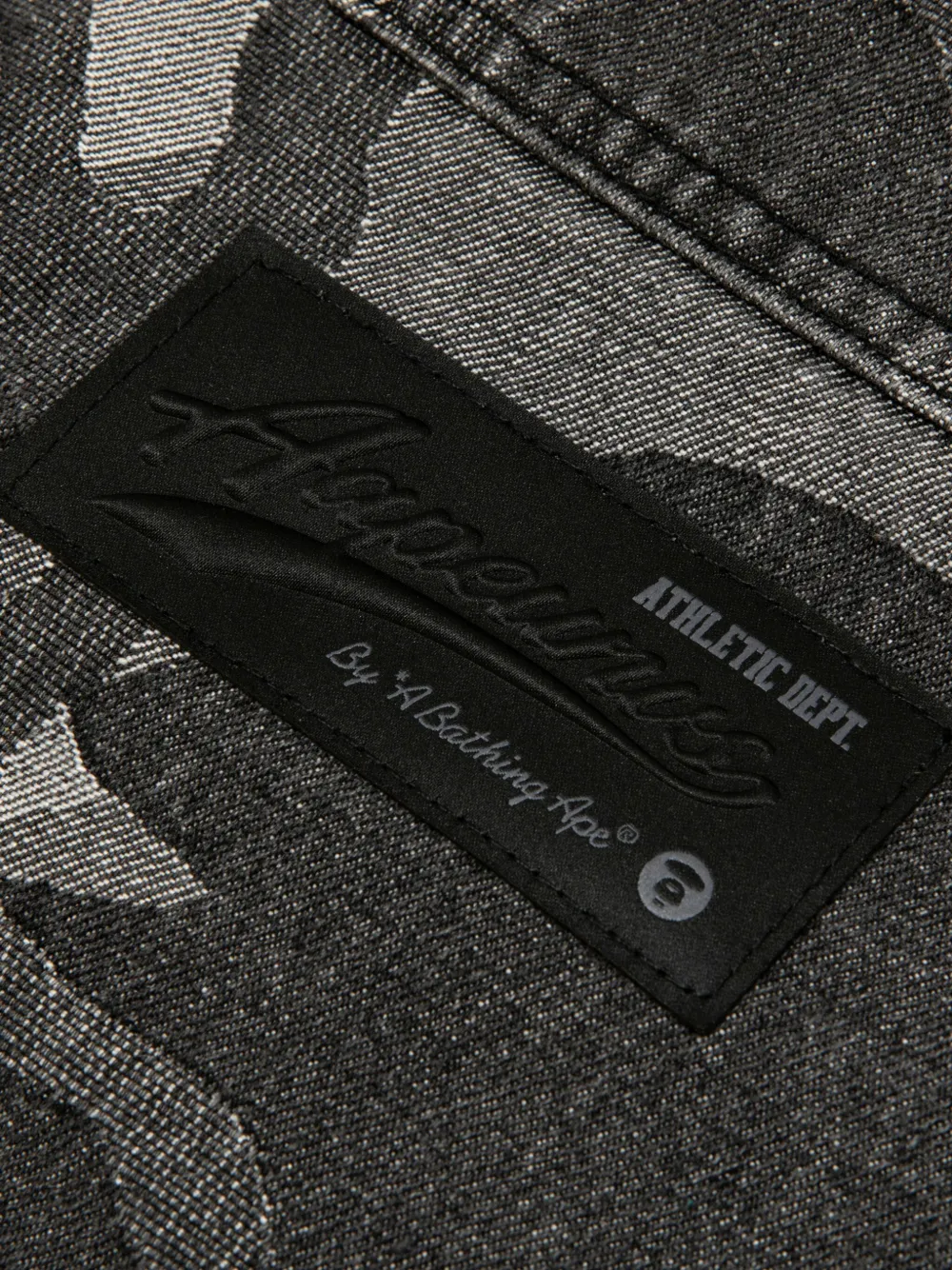 Aape By A Bathing Ape Moonface Camouflage Patch Shirt In Black