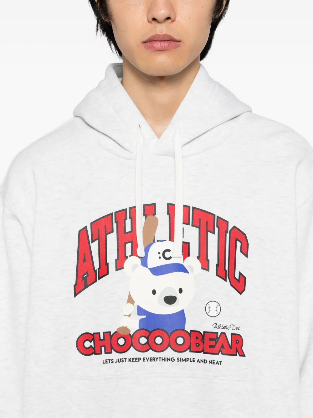 CHOCOOLATE Chocoo Bear hoodie Grijs