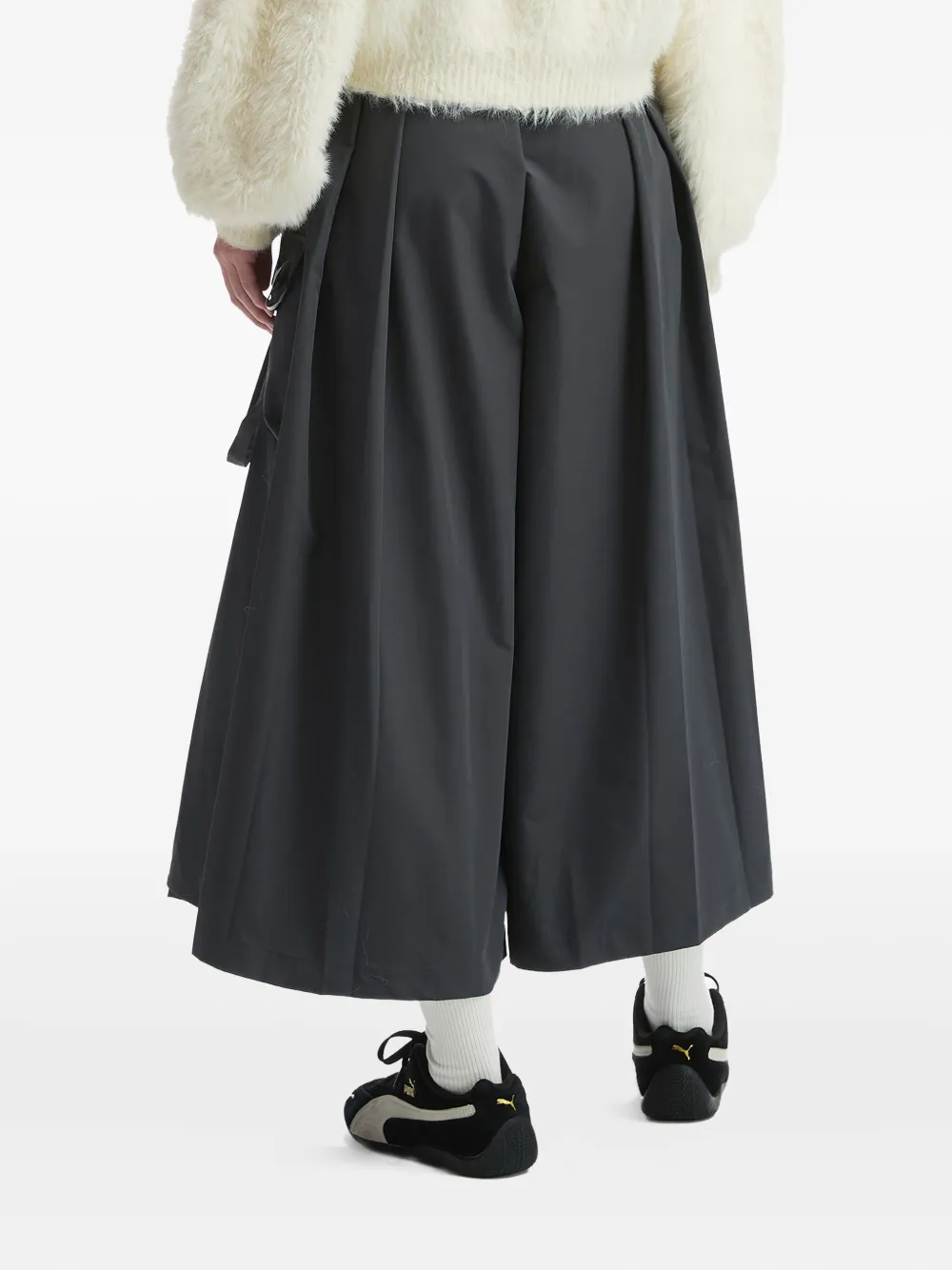 Musium Div. Plooibroek met zak Zwart