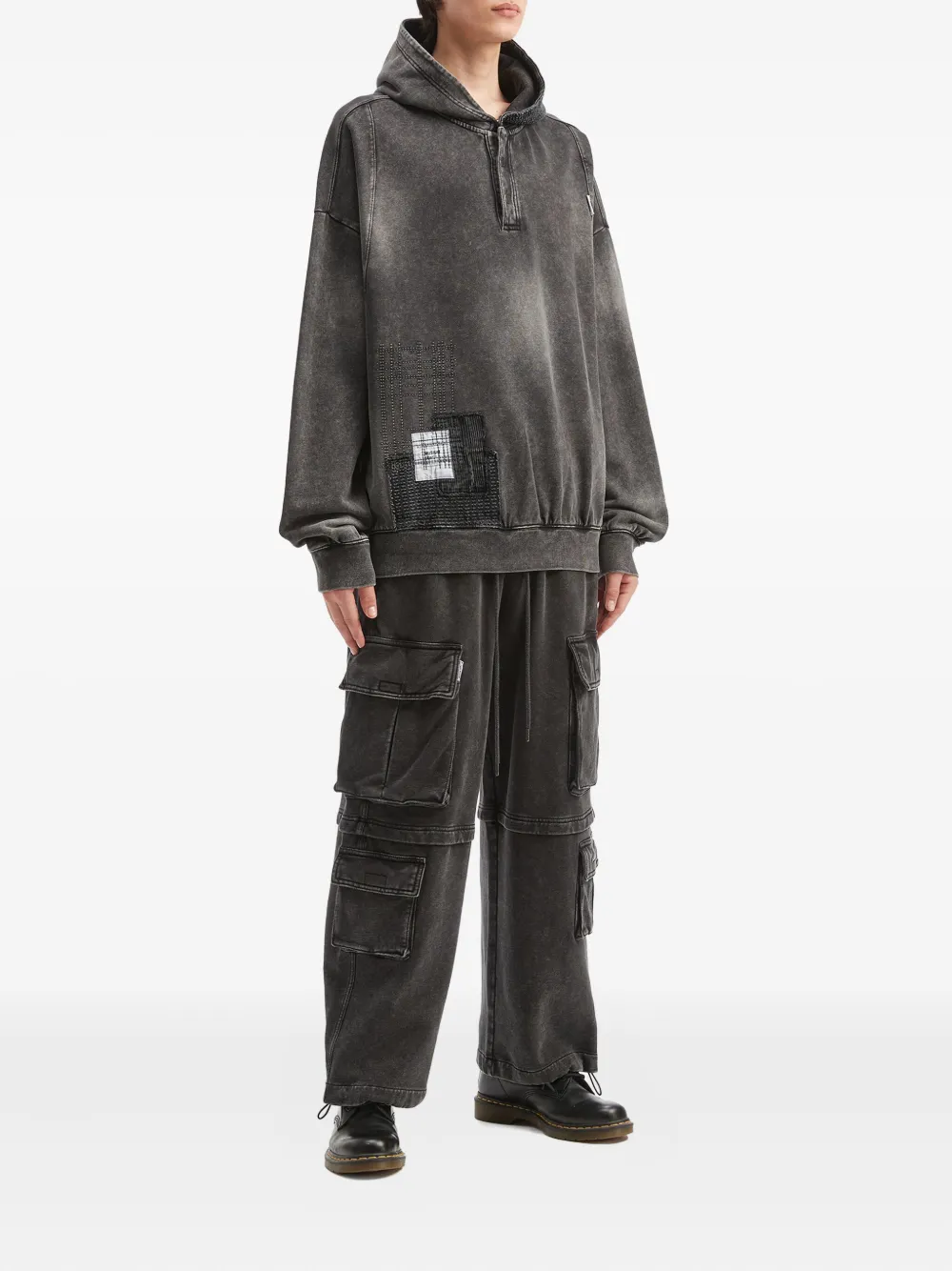 Musium Div. Button appliqué hoodie | Hoodies | Image 2