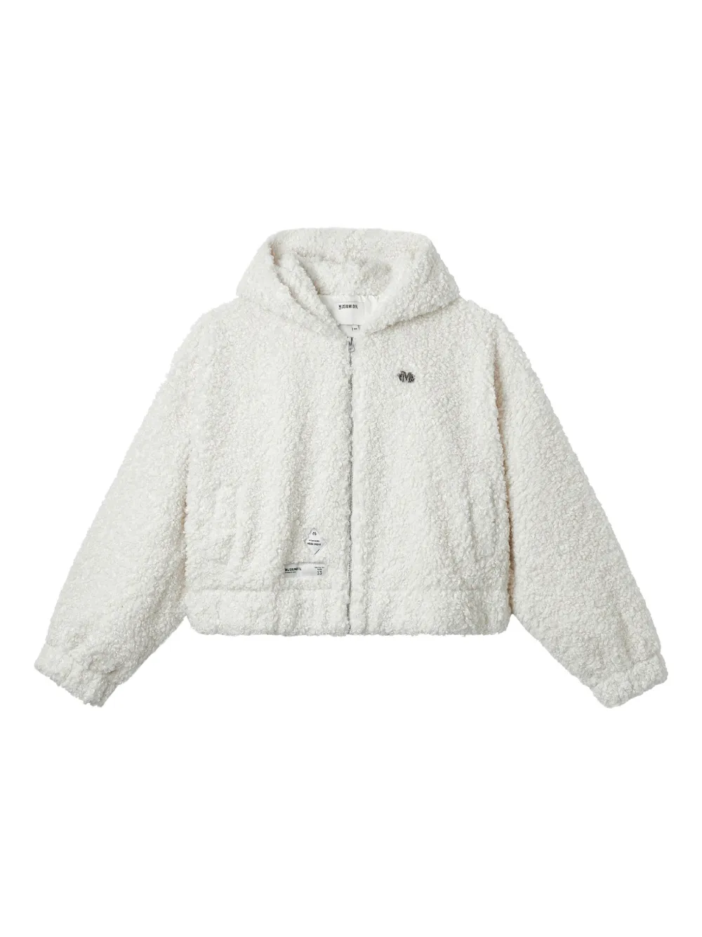 Musium Div. hooded zip jacket | White | Image 1