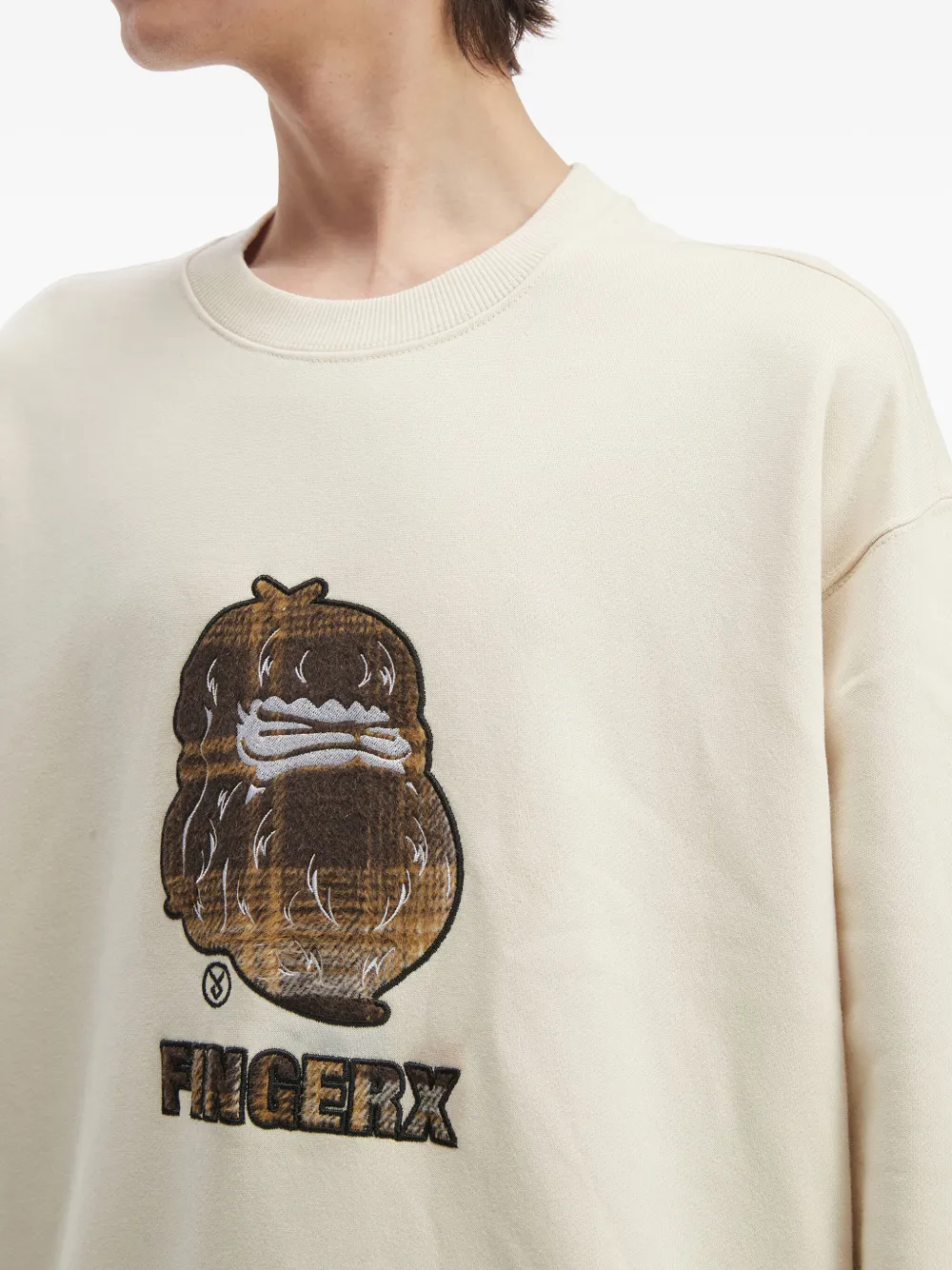 Fingercroxx Bigfoot Sweatshirt In White