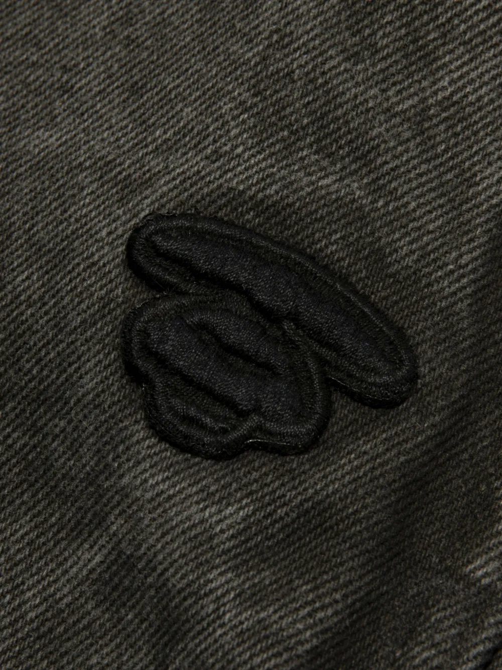 Aape By A Bathing Ape Appliqué Belted Trousers In Gray