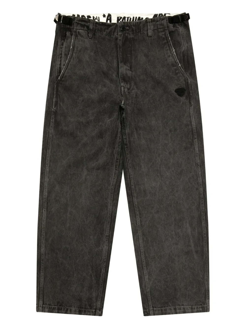 AAPE BY *A BATHING APE® pantalones con cinturón | negro | Image 1