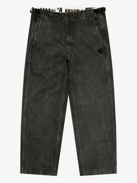 AAPE BY *A BATHING APE® Appliqué Belted Trousers