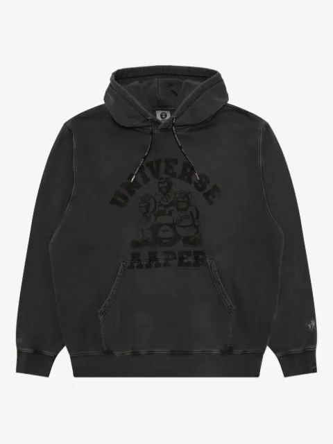 AAPE BY *A BATHING APE® sudadera con capucha y logo gráfico