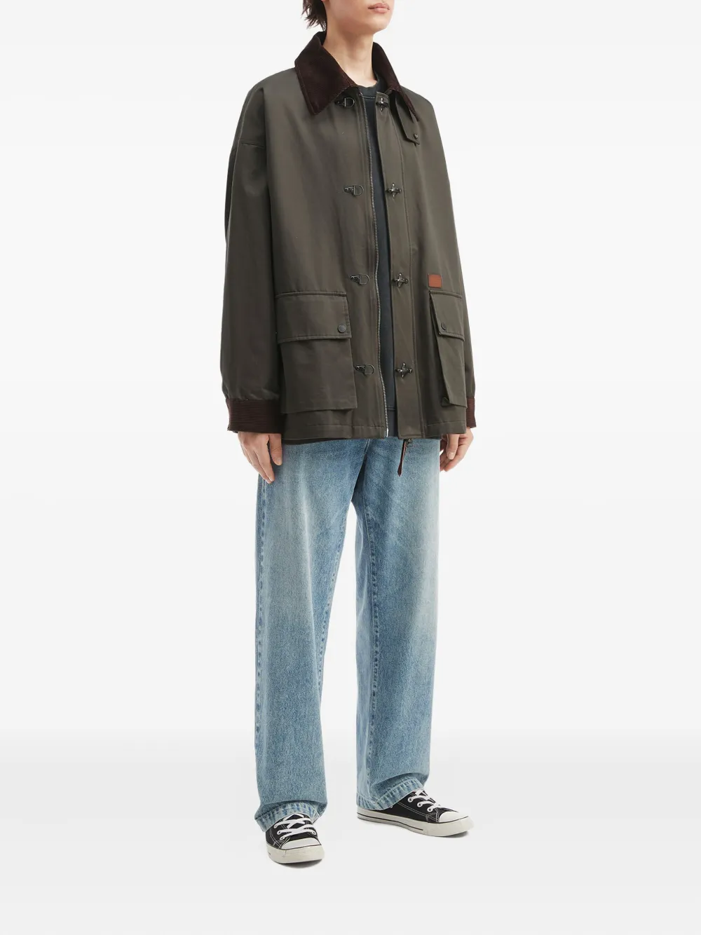 aftermaths corduroy trim pocket jacket | Shirt Jackets | Image 2