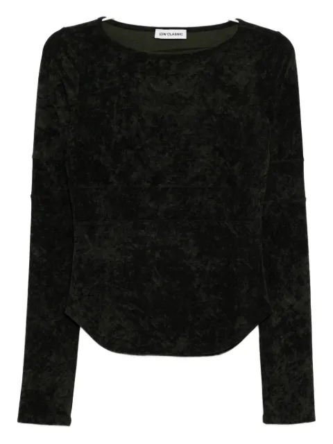 Low Classic top estilo corset con extremo en punta