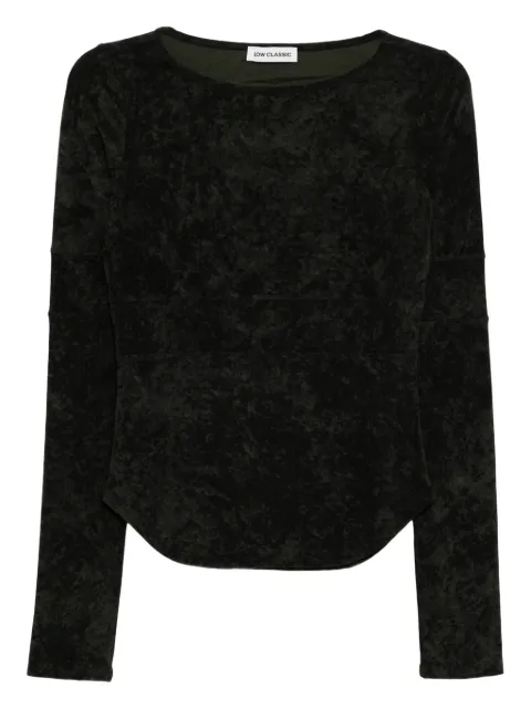 Low Classic top estilo corset con extremo en punta
