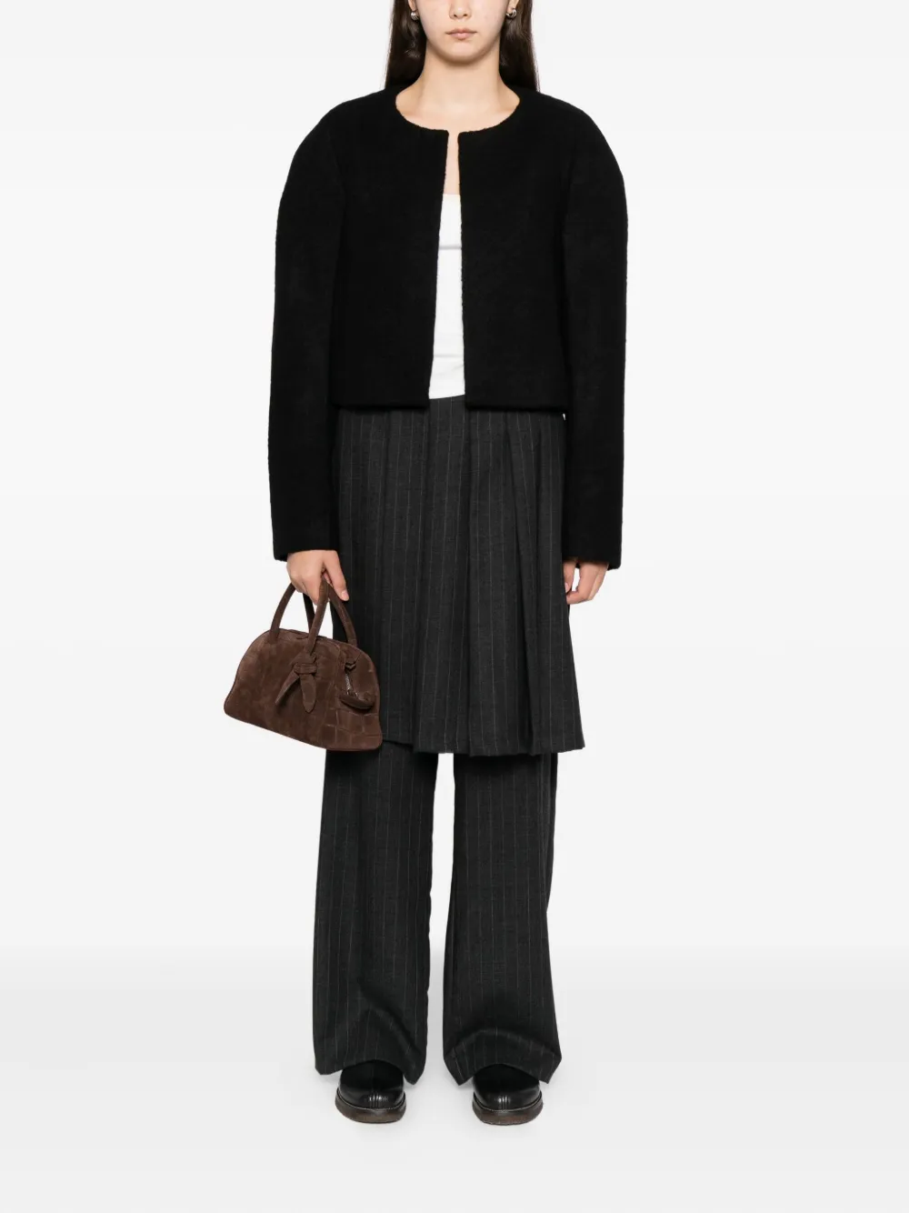 Low Classic exaggerated-shoulder jacket | Cropped Jackets | Image 2