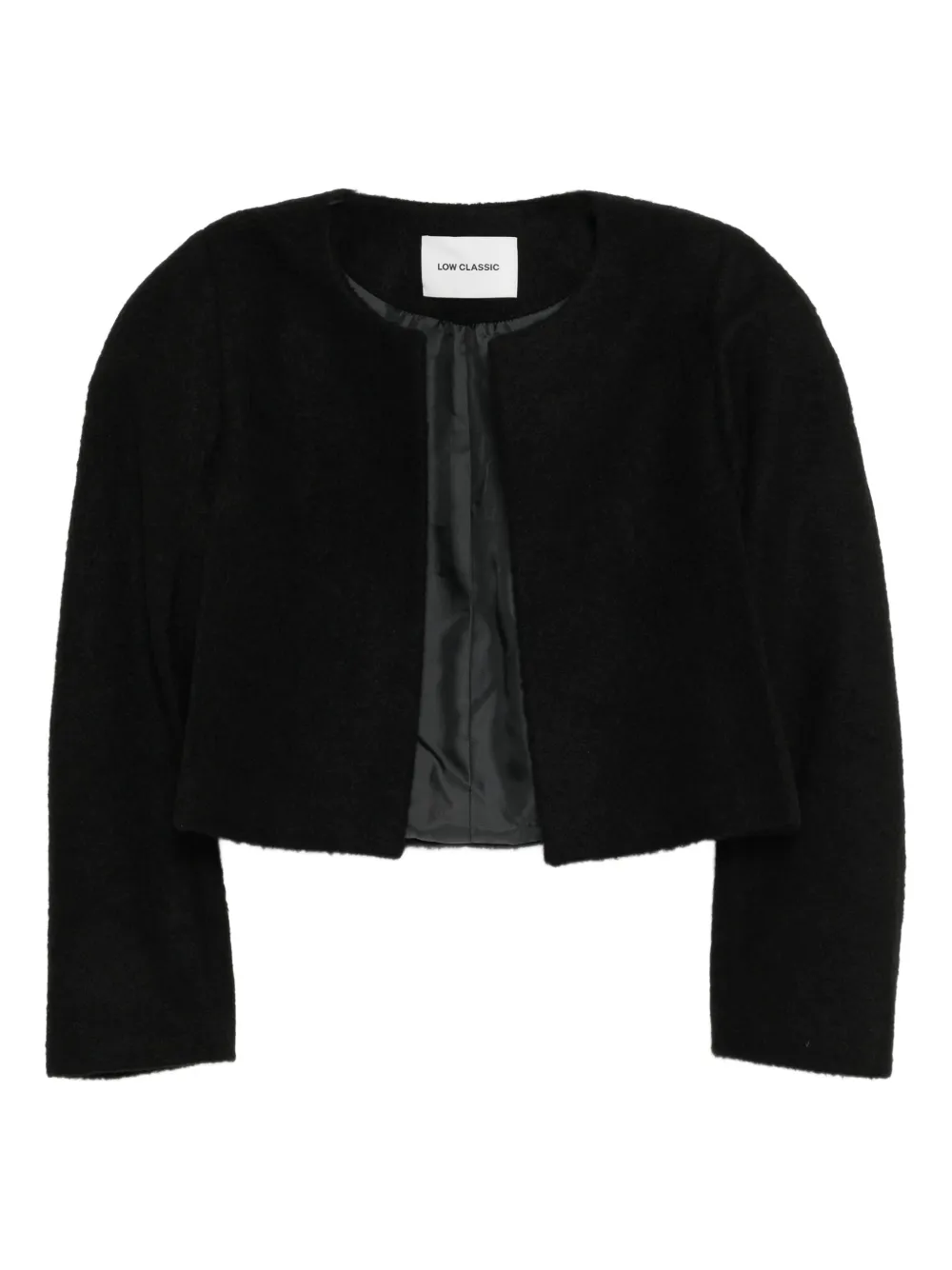 Low Classic exaggerated-shoulder jacket | Black | Image 1