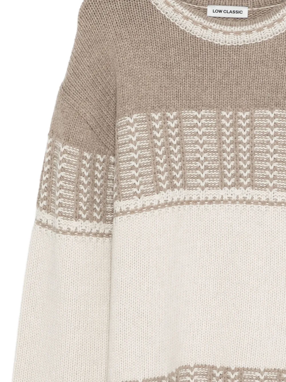  Low Classic Two-tone Jumper - Neutrals 