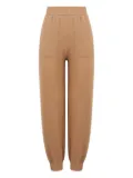 MSGM ribbed wool track pants - Neutrals