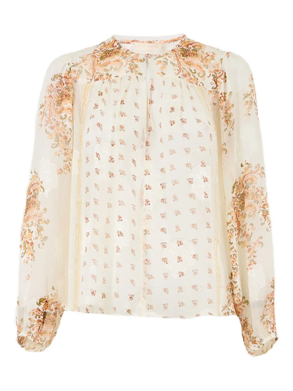 Ulla Johnson Aster Long-sleeve Blouse In Neutral