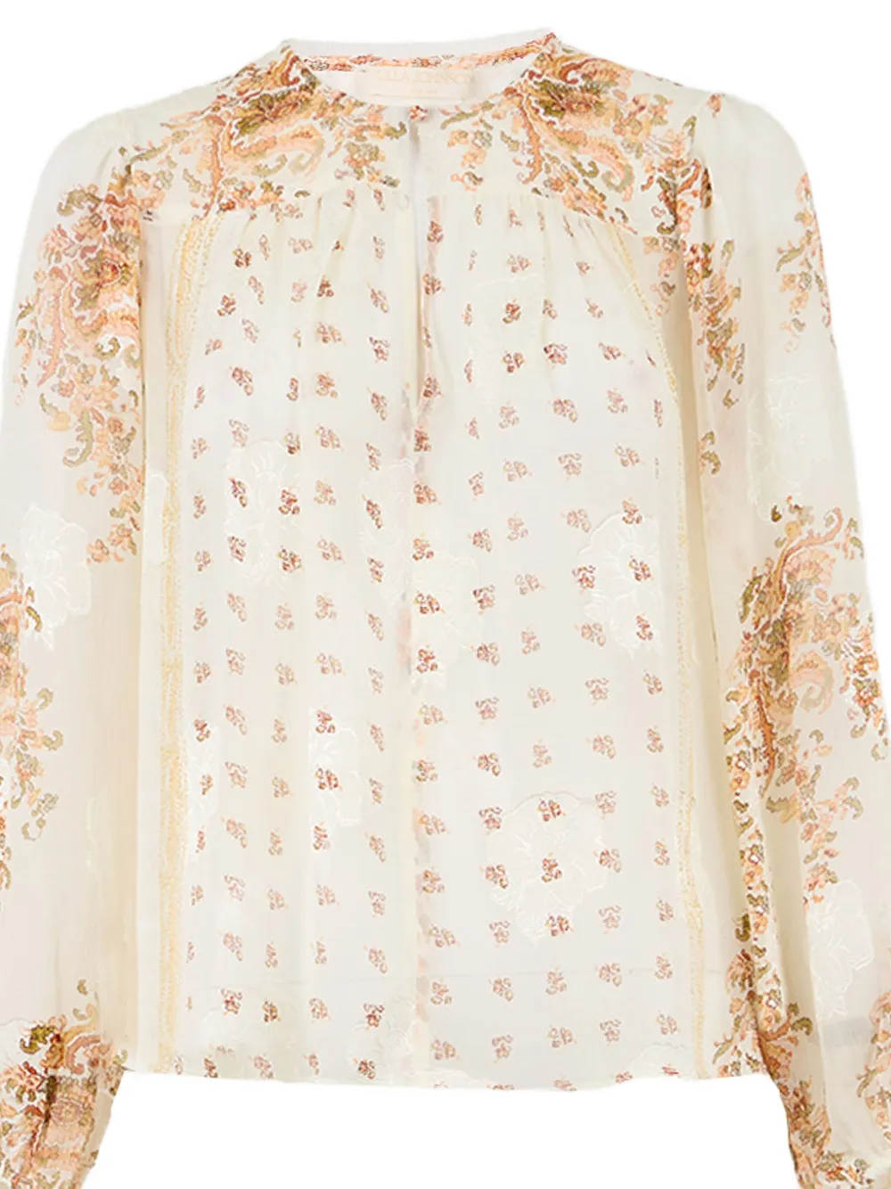 Ulla Johnson Aster Long-sleeve Blouse In Neutral