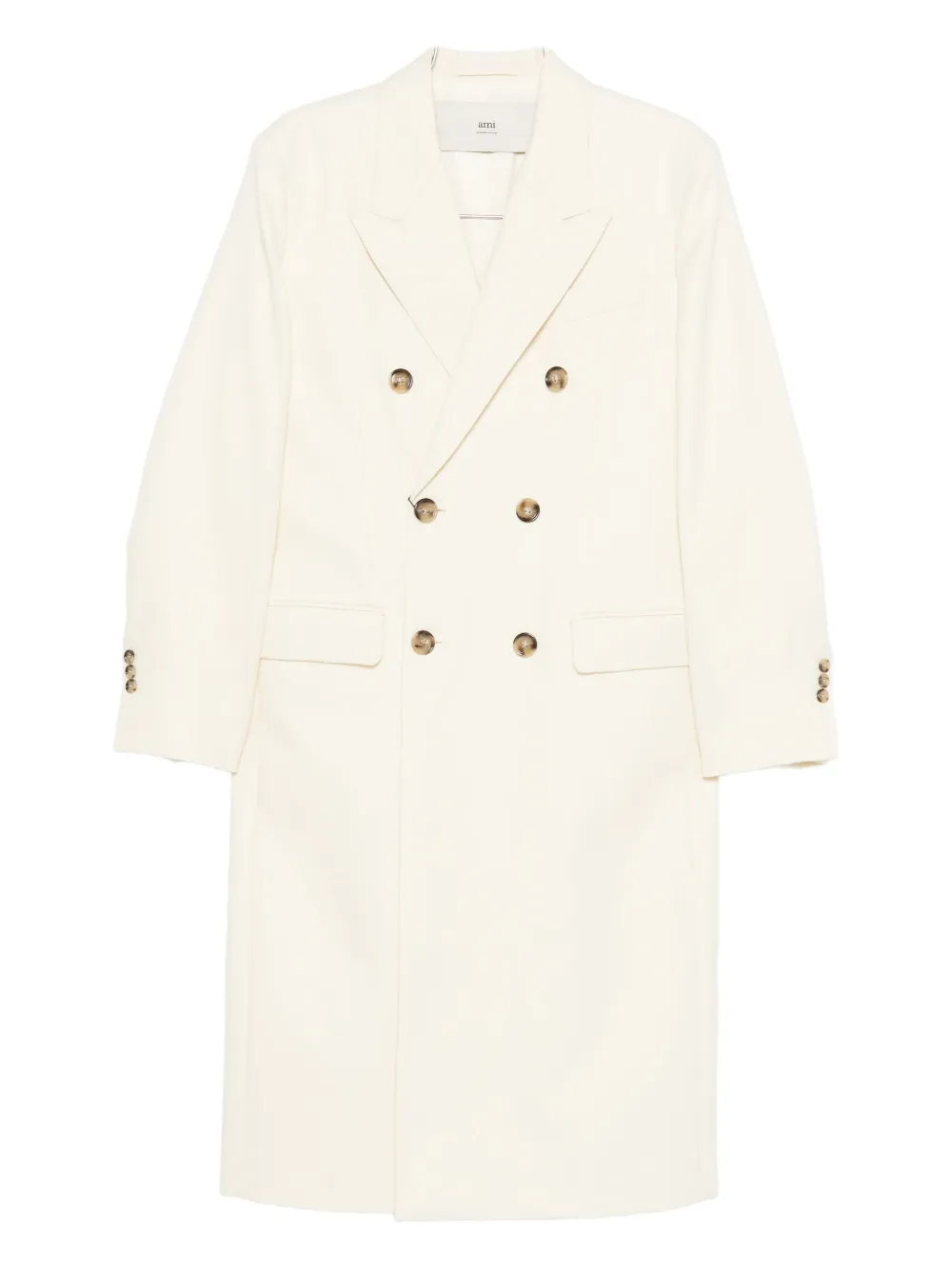 AMI Paris double-breasted coat - Toni neutri