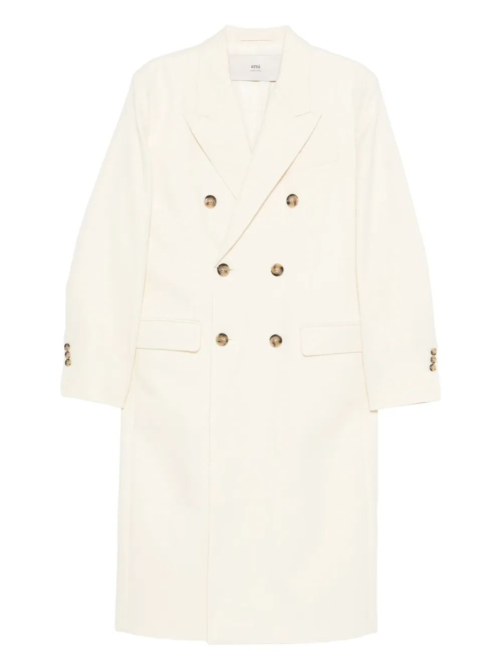 AMI Paris abrigo con doble botonadura | neutro | Image 1