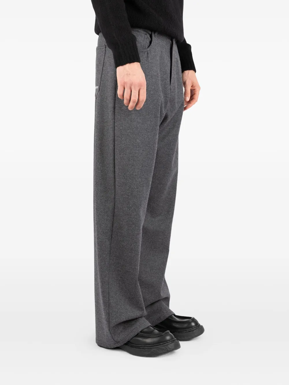 Société Anonyme Redcross Wide-leg Trousers In Gray