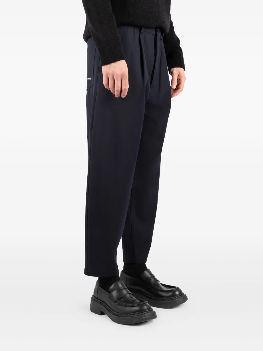 Société Anonyme Japp Pleated Trousers In Blue