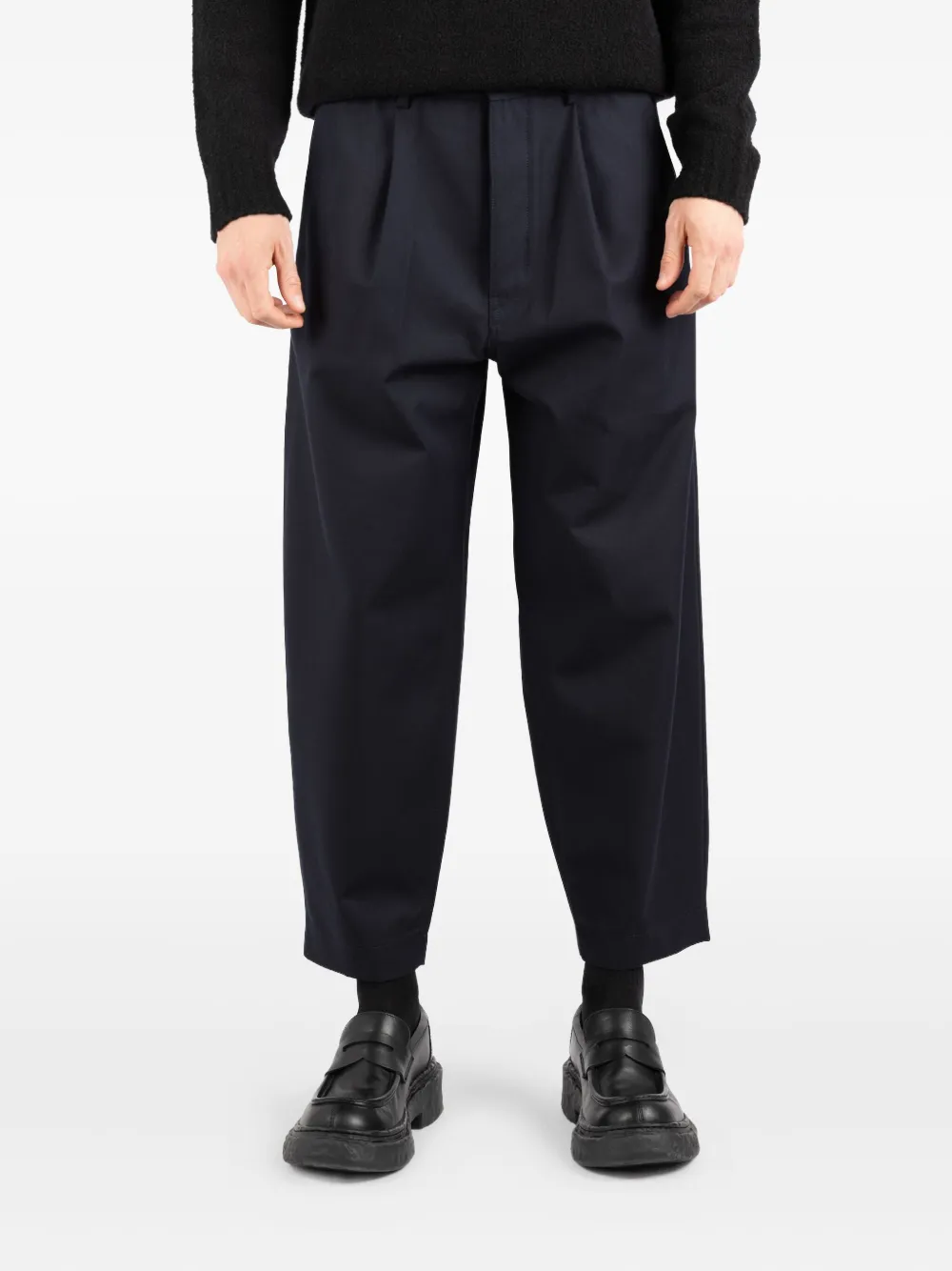 Société Anonyme Japp Pleated Trousers In Blue