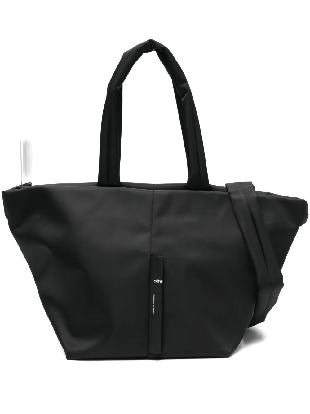 Côte And Ciel Logo-detailing Tote Bag In Black
