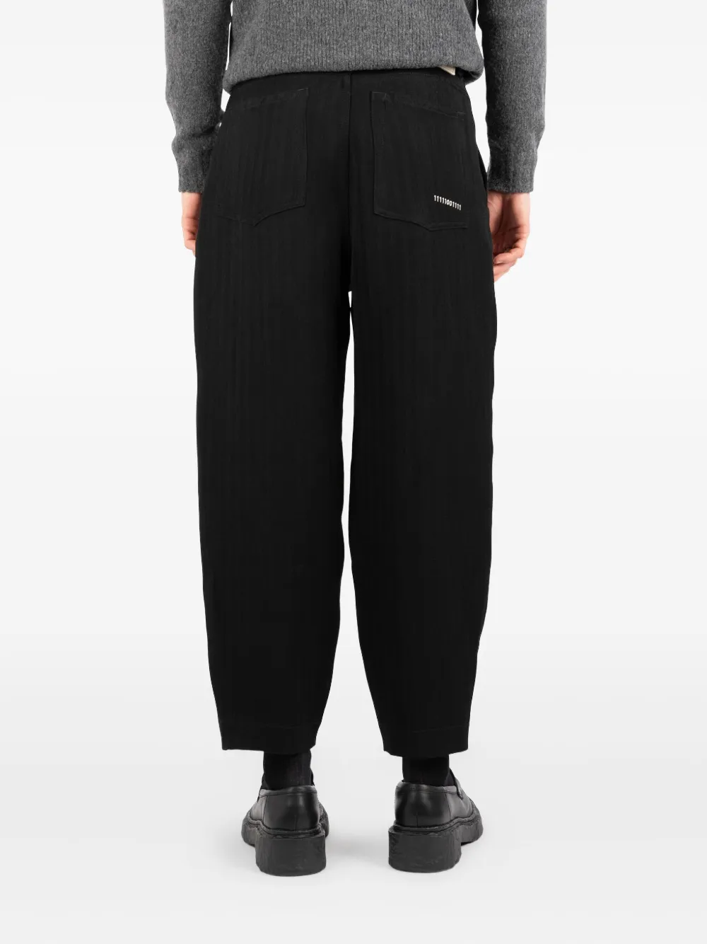 Société Anonyme Japp Pleat-detail Trousers In Black
