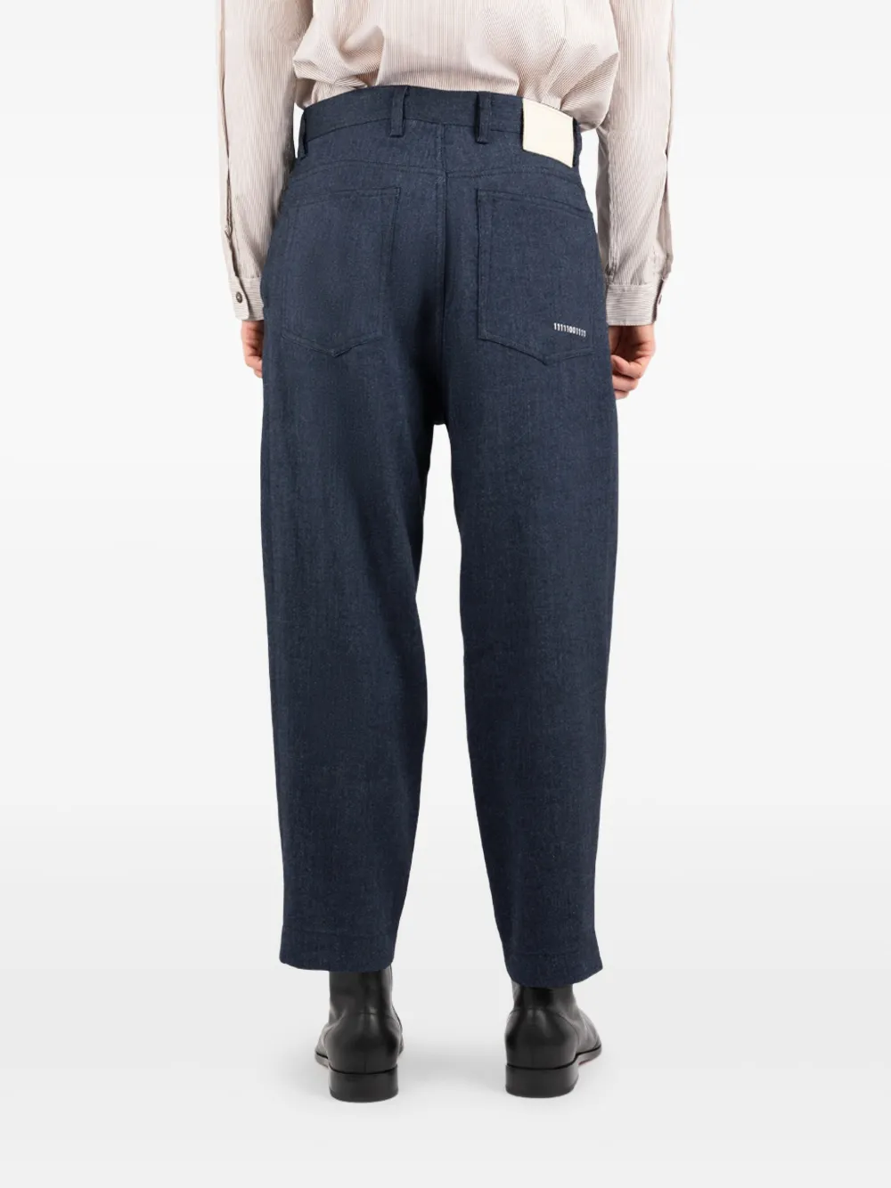 Société Anonyme Japp Pleated Trousers In Blue