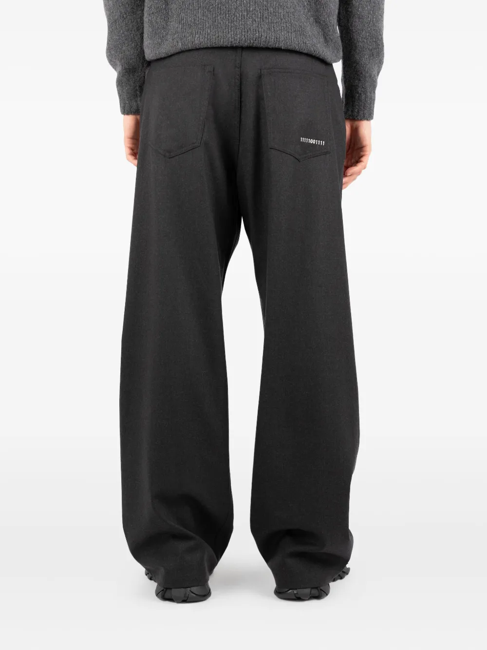 Société Anonyme Redcross Wide-leg Trousers In Black