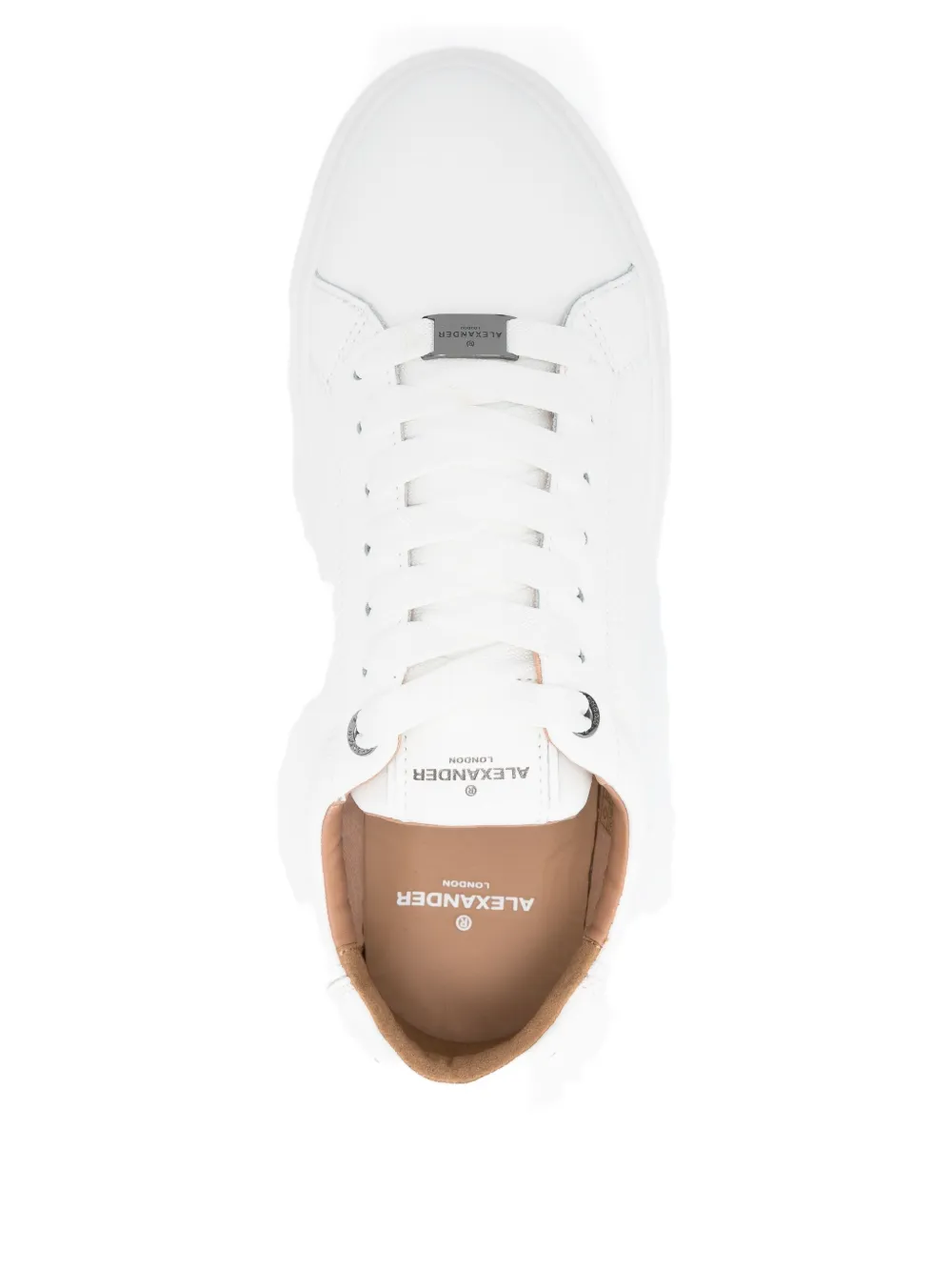 Alexander Smith Leren sneakers Wit