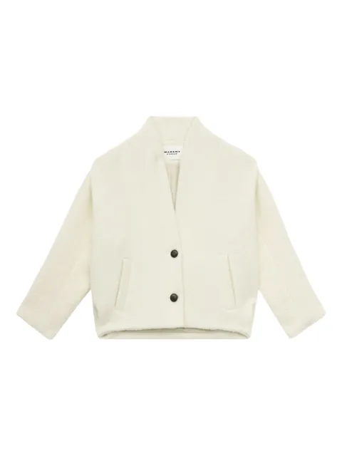 MARANT ÉTOILE Drogo collarless buttoned jacket