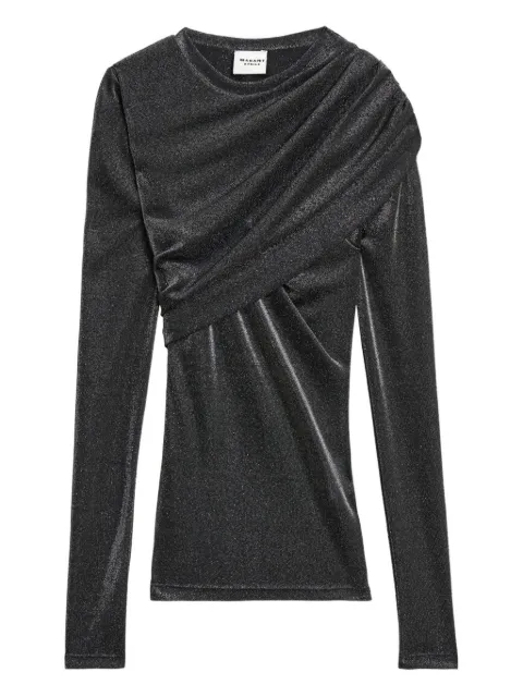 MARANT ÉTOILE draped lurex top