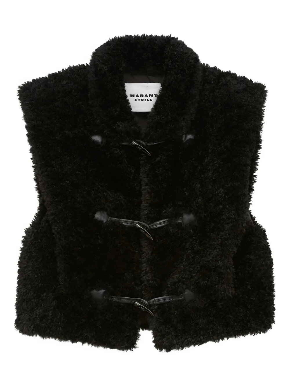 Isabel Marant Étoile Alisa Toggle Gilet In Black