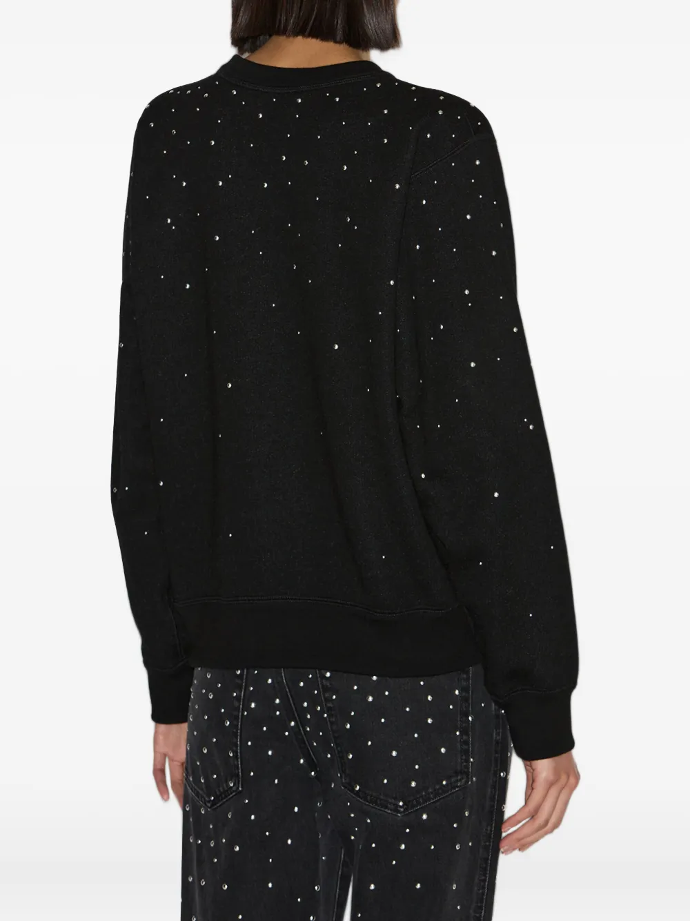 Isabel Marant Étoile Riseda Studded Sweatshirt In Black