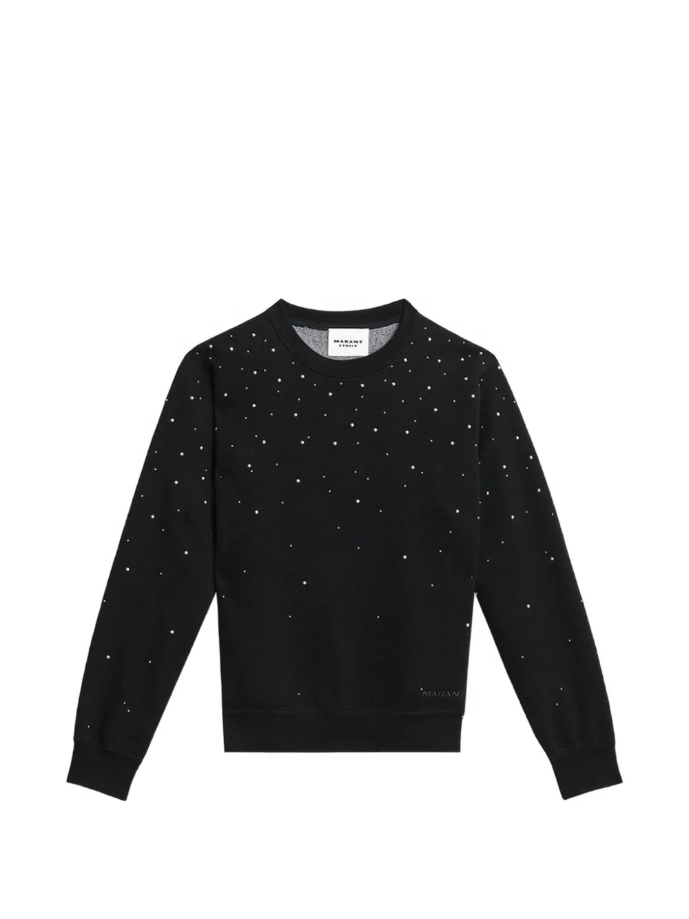 MARANT ÉTOILE Felpa Riseda con borchie - Nero