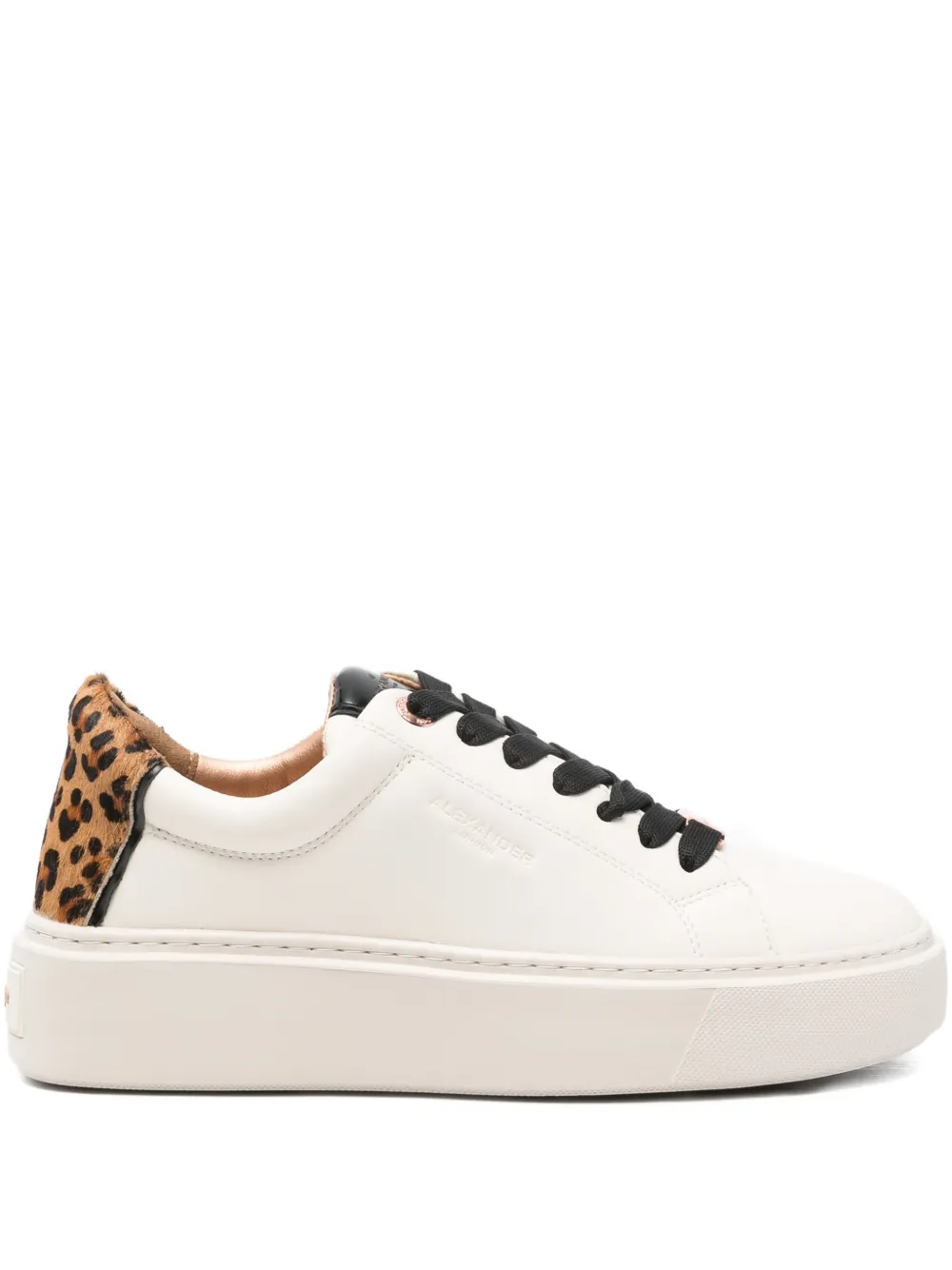 Alexander Smith Leopard-print Sneakers In Multi