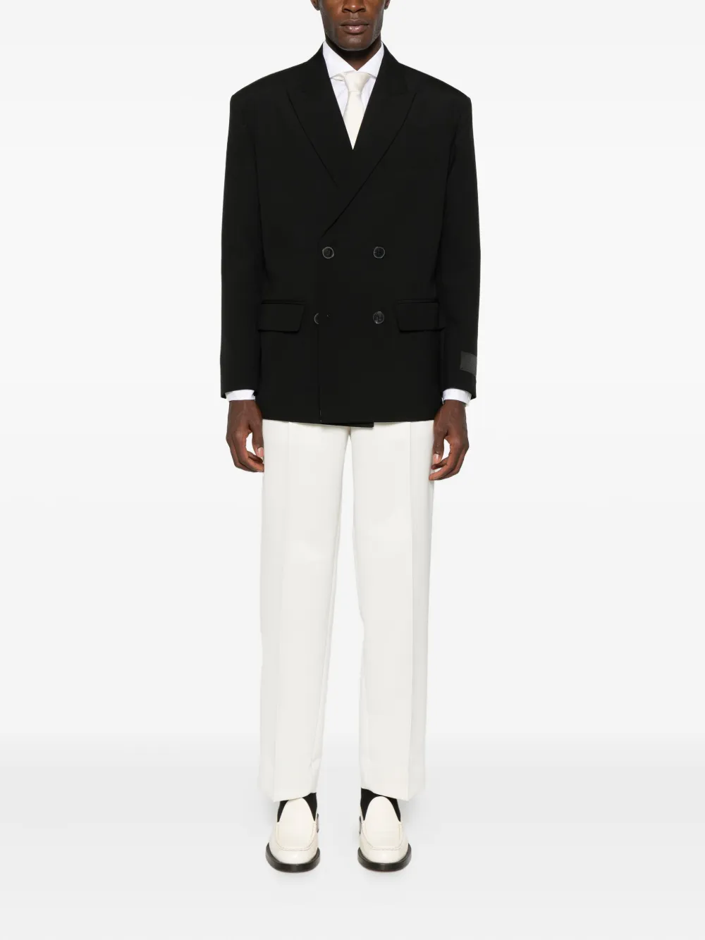 Briglia 1949 pleated straight-leg trousers - Wit