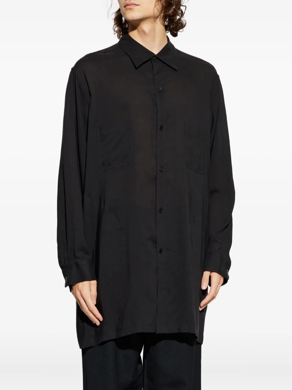 Yohji Yamamoto Pocket Shirt In Black
