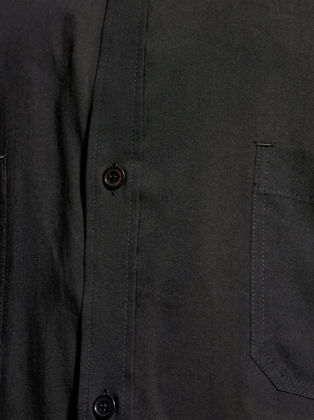 Yohji Yamamoto Pocket Shirt In Black