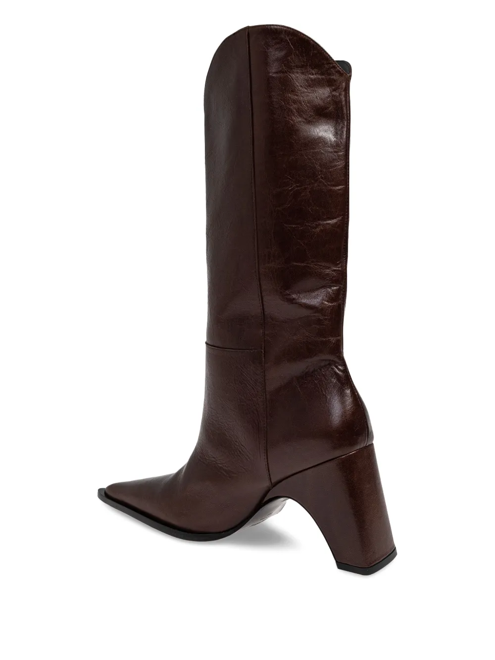Coperni Pointed Ankle Boots In Brown