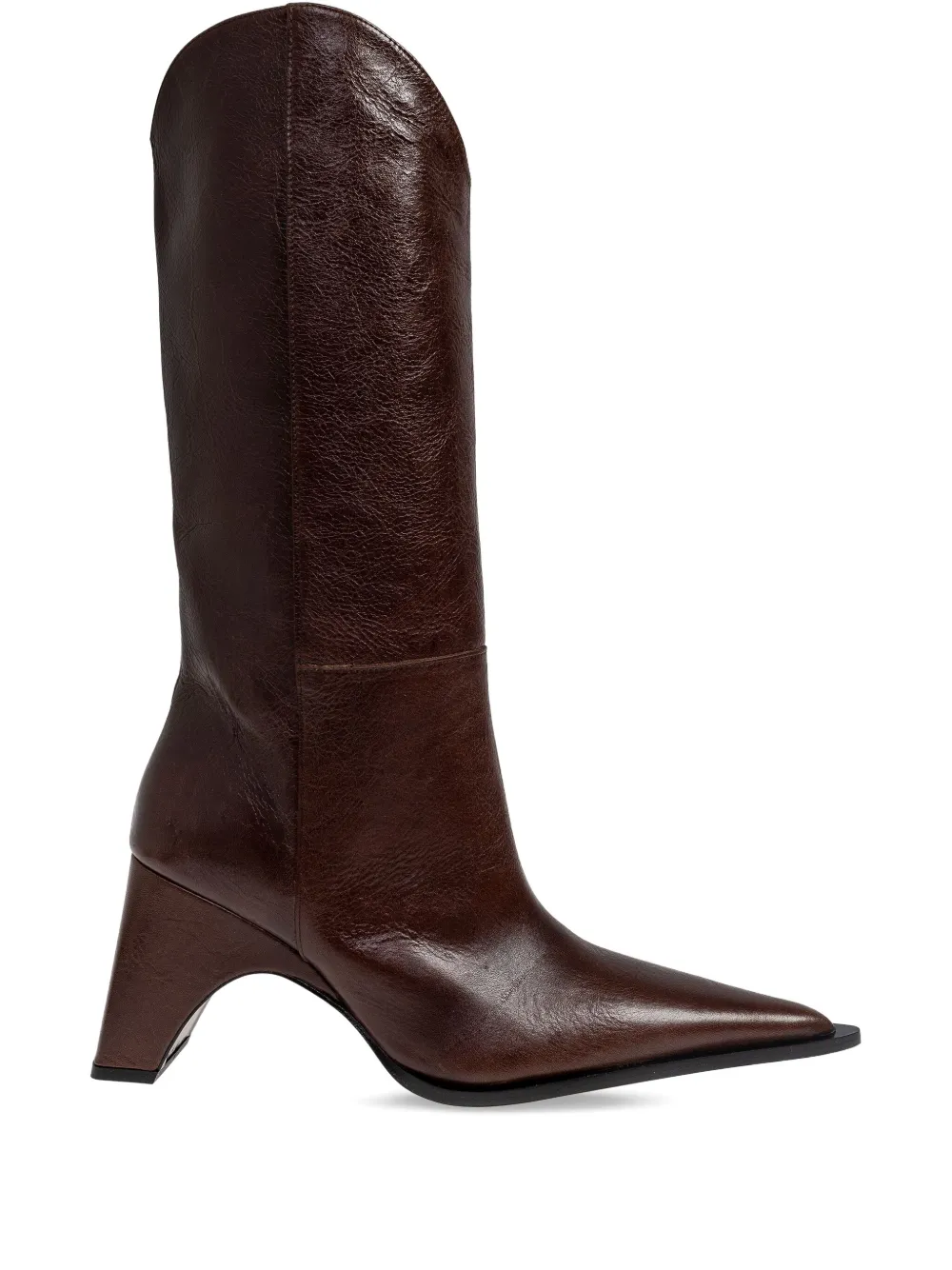 Coperni Pointed Ankle Boots In Brown