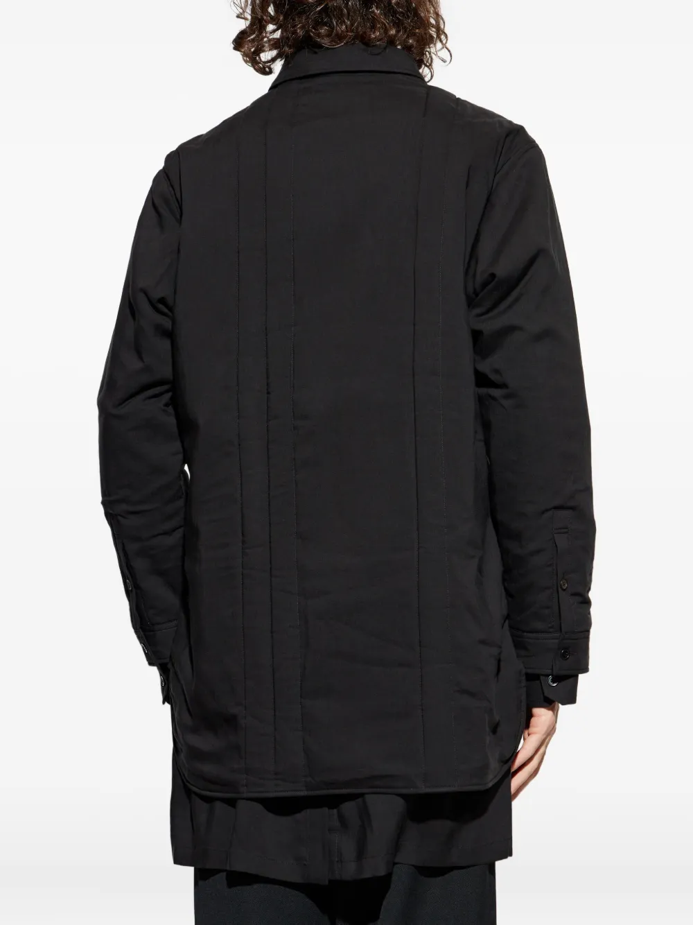 Yohji Yamamoto Overhemd met zak Zwart